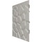 Ekena Millwork 19 5/8in. W x 19 5/8in. H Dublin EnduraWall Decorative 3D Wall Panel Covers 2.67 Sq. Ft. WP20X20DUISG - alternate 4